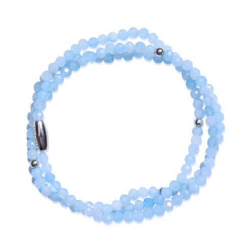 Aquamarine | .925 Sterling Silver | Gemstone Wrap